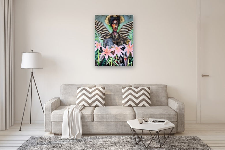 Adoration of Lily by Scott Dykema |  In Room View of Artwork 