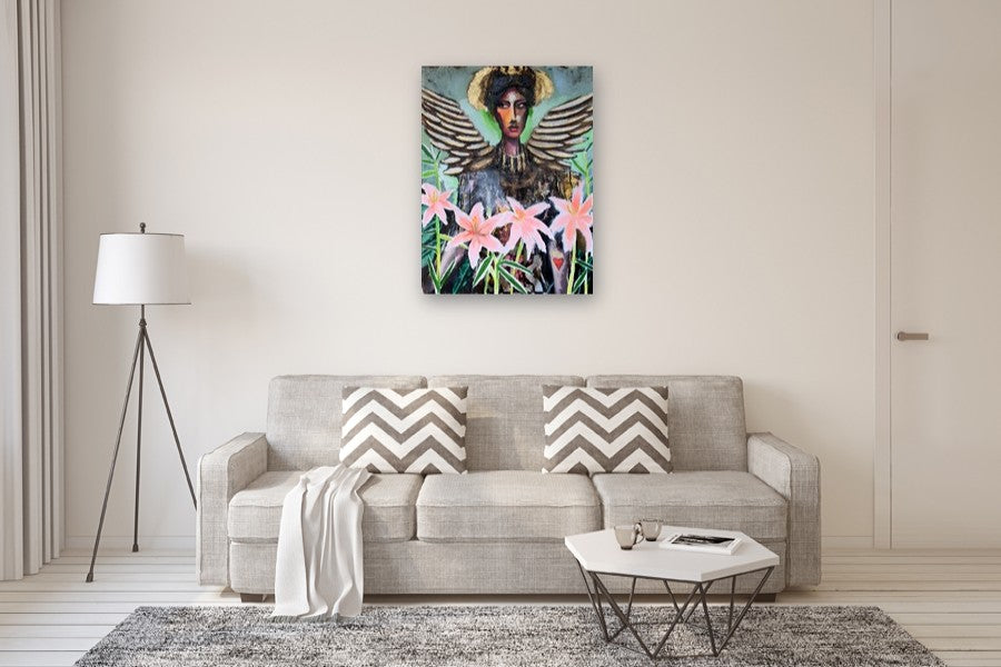 Adoration of Lily by Scott Dykema |  In Room View of Artwork 