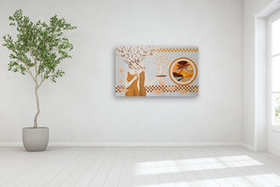 Long Drive by Arvind Kumar Dubey |  In Room View of Artwork 