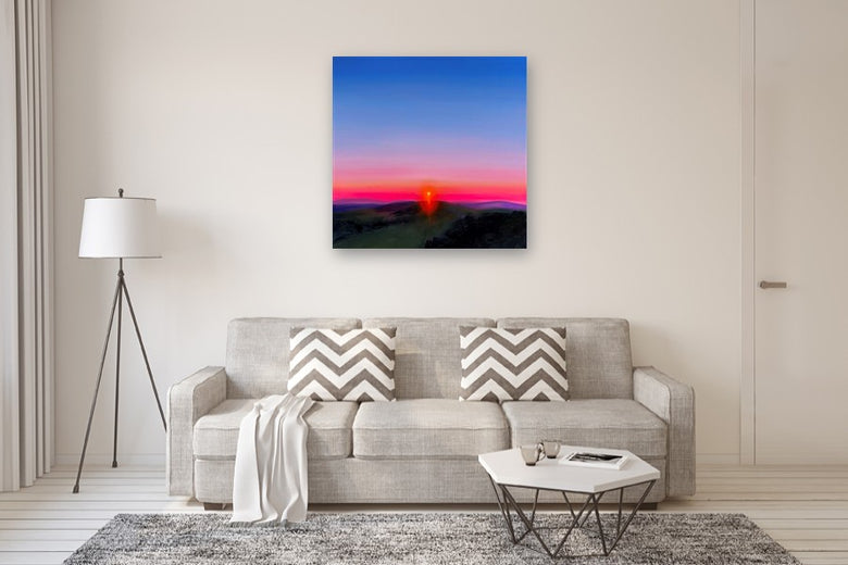 Evening Sun by Francesca Currie |  In Room View of Artwork 