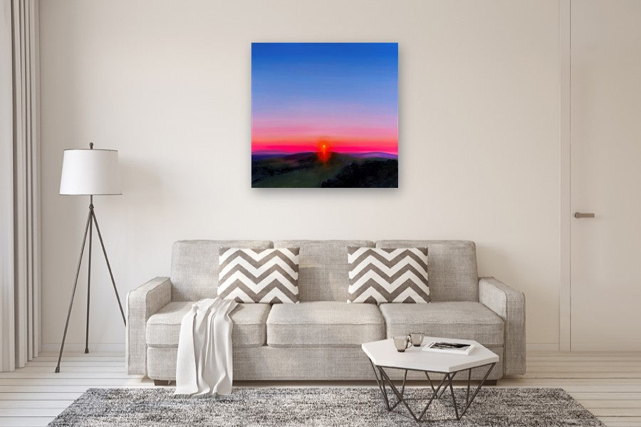 Evening Sun by Francesca Currie |  In Room View of Artwork 