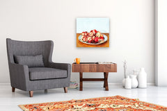 Original art for sale at UGallery.com | Apples by David Kihlberg | $1,925 | oil painting | 21.2' h x 23.2' w | thumbnail 5
