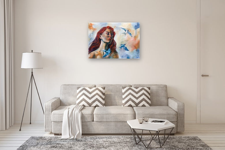 If You Only Knew What We Dreamed Of by Kristina Ingvarsson |  In Room View of Artwork 