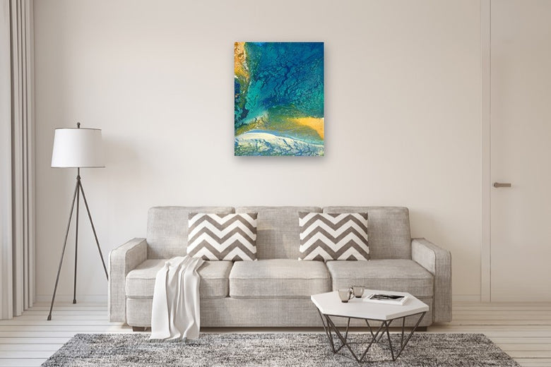 Seascape by Fernando Bosch |  In Room View of Artwork 
