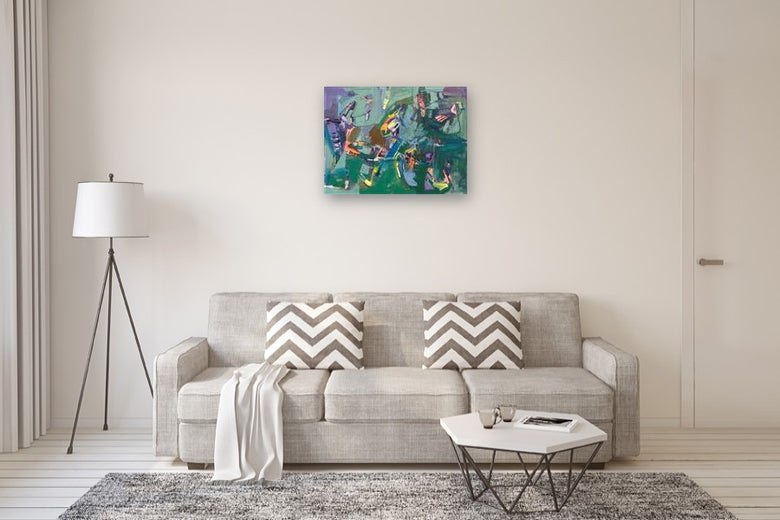 End of the Work Day by Voskan Galstian |  Context View of Artwork 