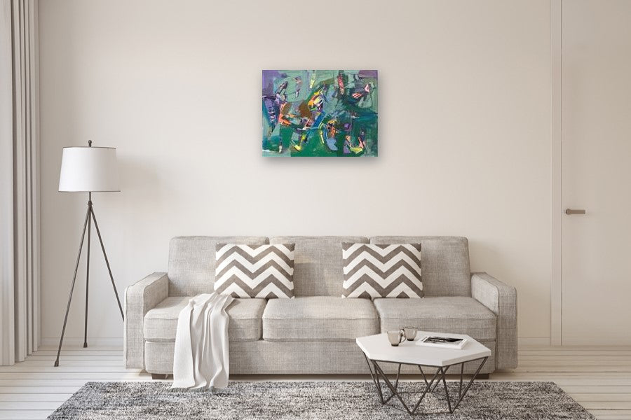 End of the Work Day by Voskan Galstian |  Context View of Artwork 