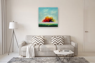 A Colorful Afternoon by George Peebles |  In Room View of Artwork 