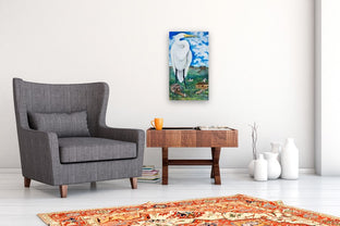 Lurking in the Waters by Kat Silver |  In Room View of Artwork 