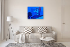 Original art for sale at UGallery.com | Shadow Play by Robin Okun | $1,825 | acrylic painting | 30' h x 40' w | thumbnail 5