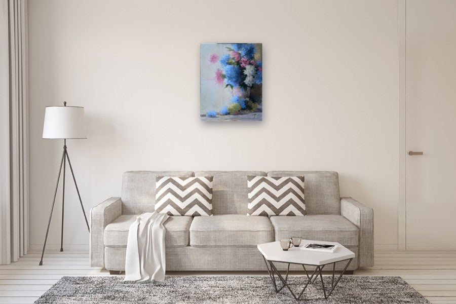 Hydrangea Dream by Viktoria Majestic |  In Room View of Artwork 