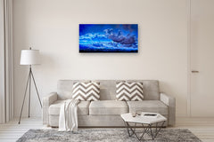 Original art for sale at UGallery.com | Purple Haze by Renee Noel | $4,000 | acrylic painting | 24' h x 48' w | thumbnail 5