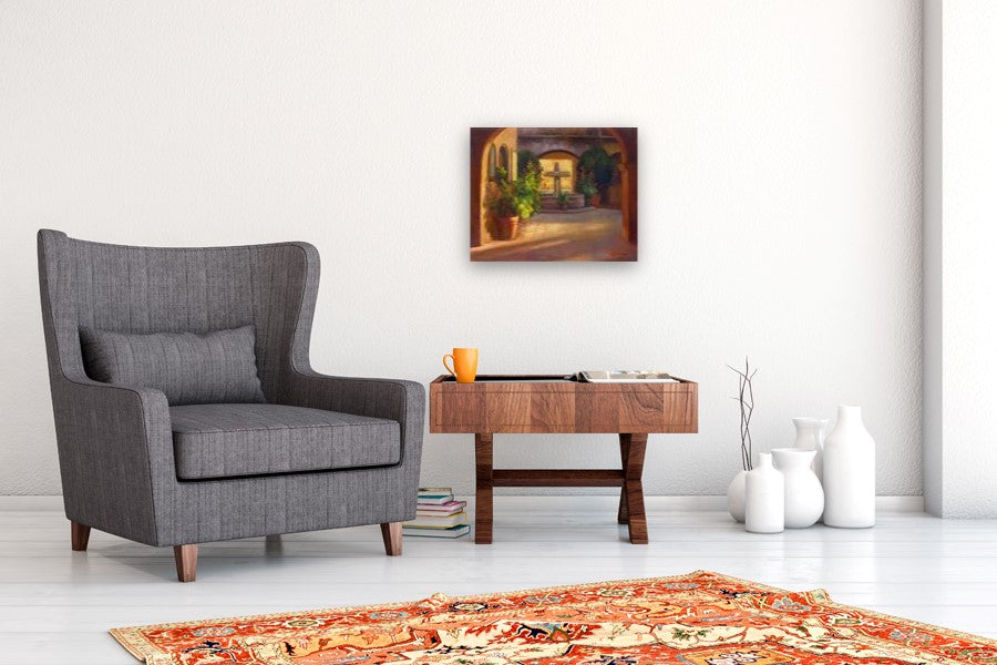 Morning Quiet by Sherri Aldawood |  In Room View of Artwork 