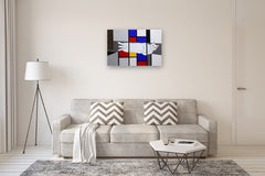 Original art for sale at UGallery.com | Felidae. White Catty by Guigen Zha | $1,950 | acrylic painting | 24' h x 36' w | thumbnail 5