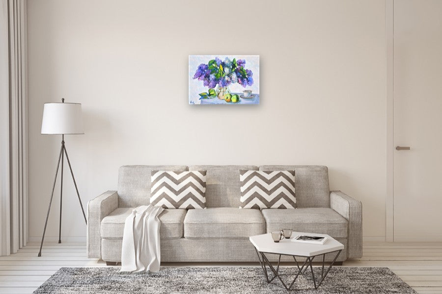 Beauty in Bloom by Gulshaba Abbasova |  In Room View of Artwork 