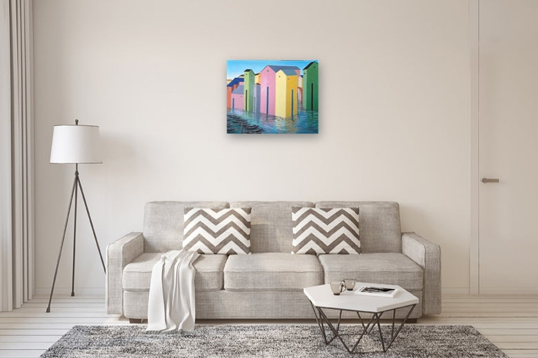 Water Track by Benjamin Xu |  In Room View of Artwork 