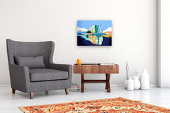 Original art for sale at UGallery.com | Island. Evolution by Guigen Zha | $1,100 | acrylic painting | 18' h x 24' w | thumbnail 5