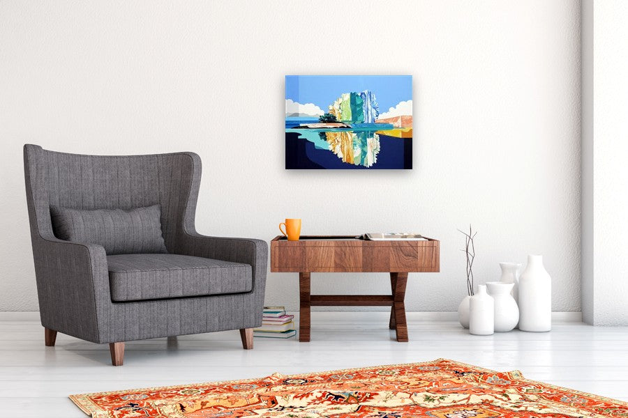 Island. Evolution by Guigen Zha |  In Room View of Artwork 