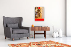 Original art for sale at UGallery.com | Love Letter by René Serrano Rodríguez | $750 | mixed media artwork | 23' h x 16' w | thumbnail 5