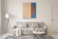 Original art for sale at UGallery.com | Fragments Monument XIII the Divided Sun by Jian Ma (Jane M.) | $3,100 | oil painting | 47' h x 39' w | thumbnail 5