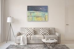 Original art for sale at UGallery.com | Midnight by Pat Forbes | $2,800 | acrylic painting | 36' h x 48' w | thumbnail 5