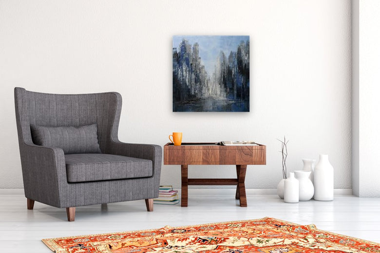 Blue Moon by Tatiana Iliina |  In Room View of Artwork 