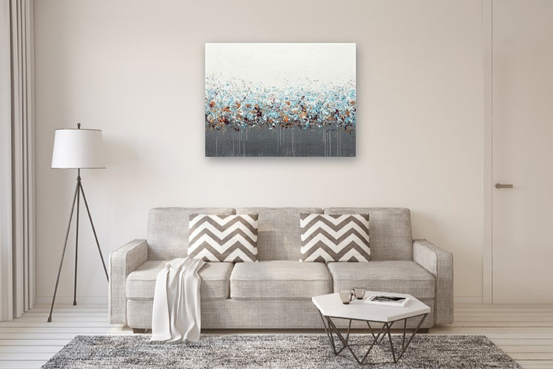 Sprinkled Landscape by Lisa Carney |  In Room View of Artwork 