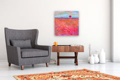 Original art for sale at UGallery.com | The Lonely Tree by Patrick O'Boyle | $750 | acrylic painting | 24' h x 24' w | thumbnail 5