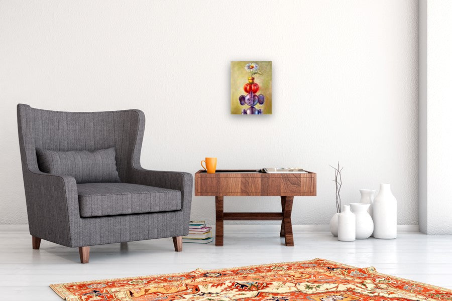 Pippin Bumble’s Favorite Time of Day by Diane Flick |  In Room View of Artwork 