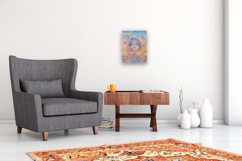 The Bubbles by Pang Saw Wee |  In Room View of Artwork 