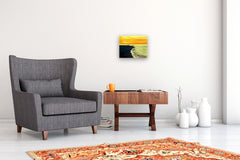 Original art for sale at UGallery.com | Samui Sunrise by Mandy Main | $550 | oil painting | 11' h x 14' w | thumbnail 5