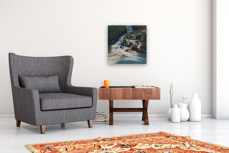Swift Water by Jo Galang |  In Room View of Artwork 