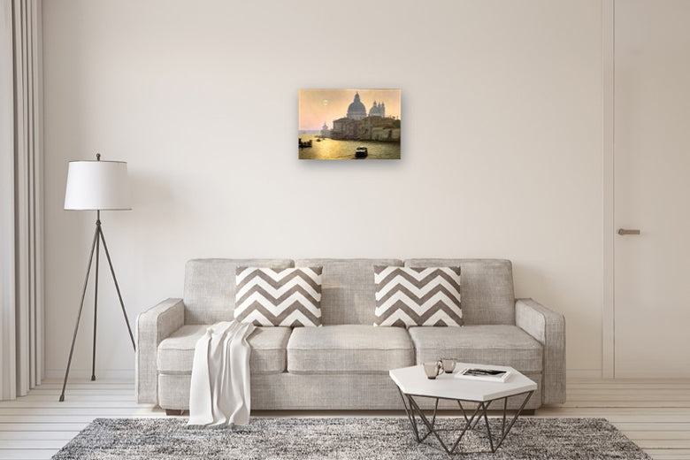 The Morning in Venice by David Qiyi Liu |  In Room View of Artwork 