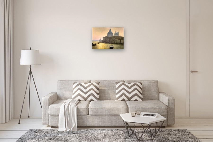 The Morning in Venice by David Qiyi Liu |  In Room View of Artwork 