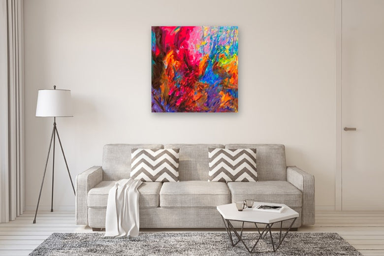Bold Paradise by Dowa Hattem |  In Room View of Artwork 