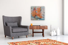 Original art for sale at UGallery.com | Lets Dance by Dorothy Gaziano | $950 | oil painting | 24' h x 24' w | thumbnail 5