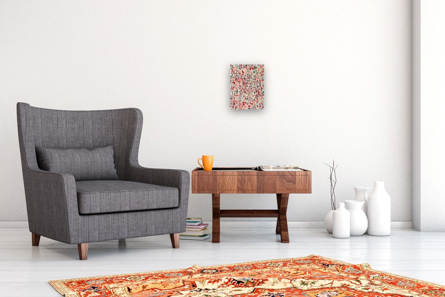 Fusion Pattern by Terri Bell |  In Room View of Artwork 