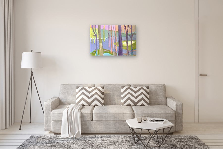 Flow by Peg Belcastro |  In Room View of Artwork 