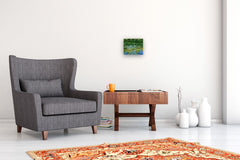 Original art for sale at UGallery.com | Water Lilies Heat of Day by Onelio Marrero | $550 | oil painting | 8' h x 10' w | thumbnail 5