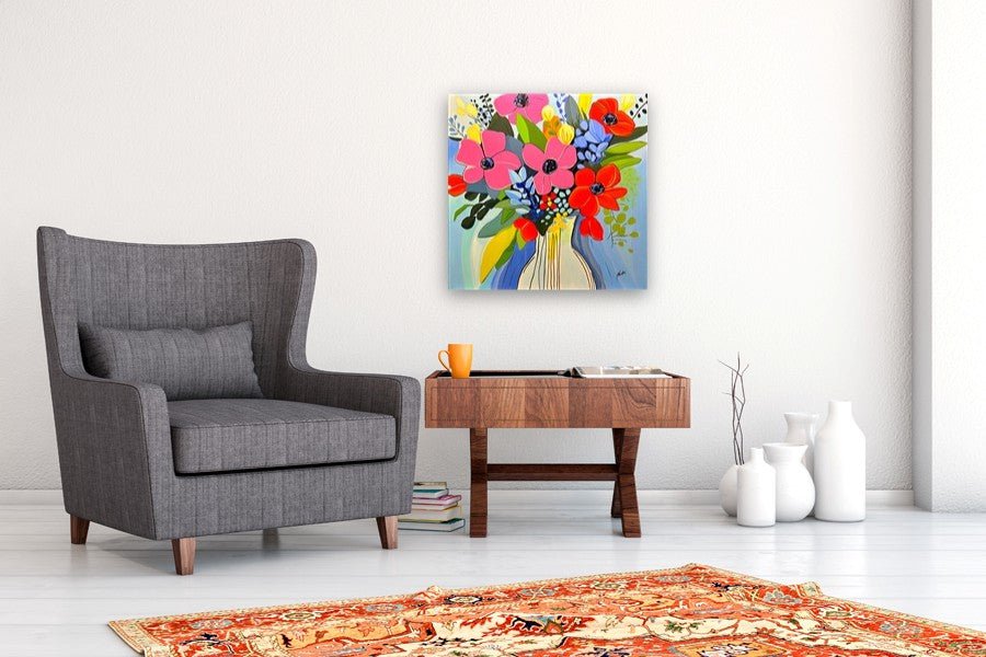 Celebrate Life by John Jaster |  In Room View of Artwork 