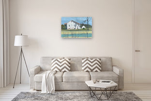 Country White House by Brian McCarty |  In Room View of Artwork 
