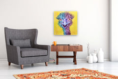 Original art for sale at UGallery.com | Celentano by Viktoria Goudbeek | $1,425 | oil painting | 23.6' h x 23.6' w | thumbnail 5