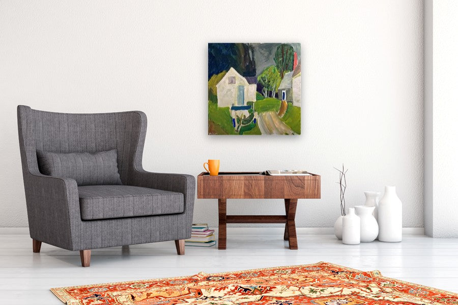 New Harbor, Maine by Robert Hofherr |  In Room View of Artwork 