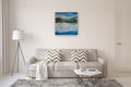Original art for sale at UGallery.com | Tranquil Day by Kajal Zaveri | $2,075 | oil painting | 30' h x 30' w | thumbnail 5