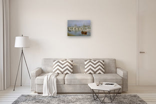 Riverside in the Morning Mist by David Qiyi Liu |  In Room View of Artwork 