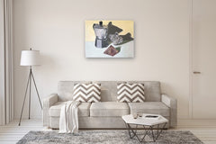 Original art for sale at UGallery.com | The Rainbow by Rachel Srinivasan | $1,500 | oil painting | 30' h x 40' w | thumbnail 5