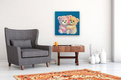 Original art for sale at UGallery.com | Mick and Suzy by Tom Tillcott | $1,700 | mixed media artwork | 24' h x 24' w | thumbnail 4