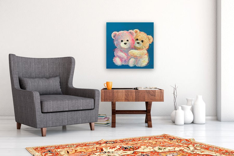 Mick and Suzy by Tom Tillcott |   Closeup View of Artwork 