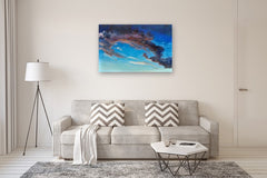 Original art for sale at UGallery.com | Sky Music by Benjamin Thomas | $3,100 | acrylic painting | 32' h x 48' w | thumbnail 5