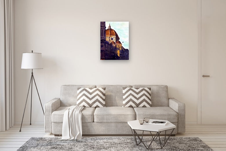 Florence at Dawn by James Nyika |  In Room View of Artwork 