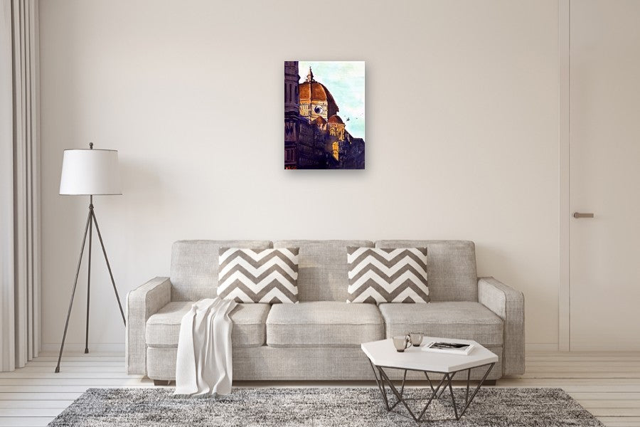 Florence at Dawn by James Nyika |  In Room View of Artwork 